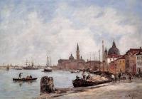 Boudin, Eugene - Venice, the Dock of the Giudecca